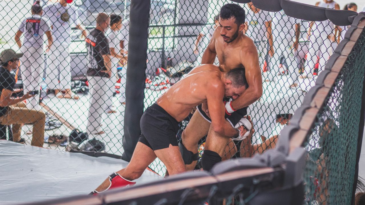 Grappling and wrestling technique in MMA