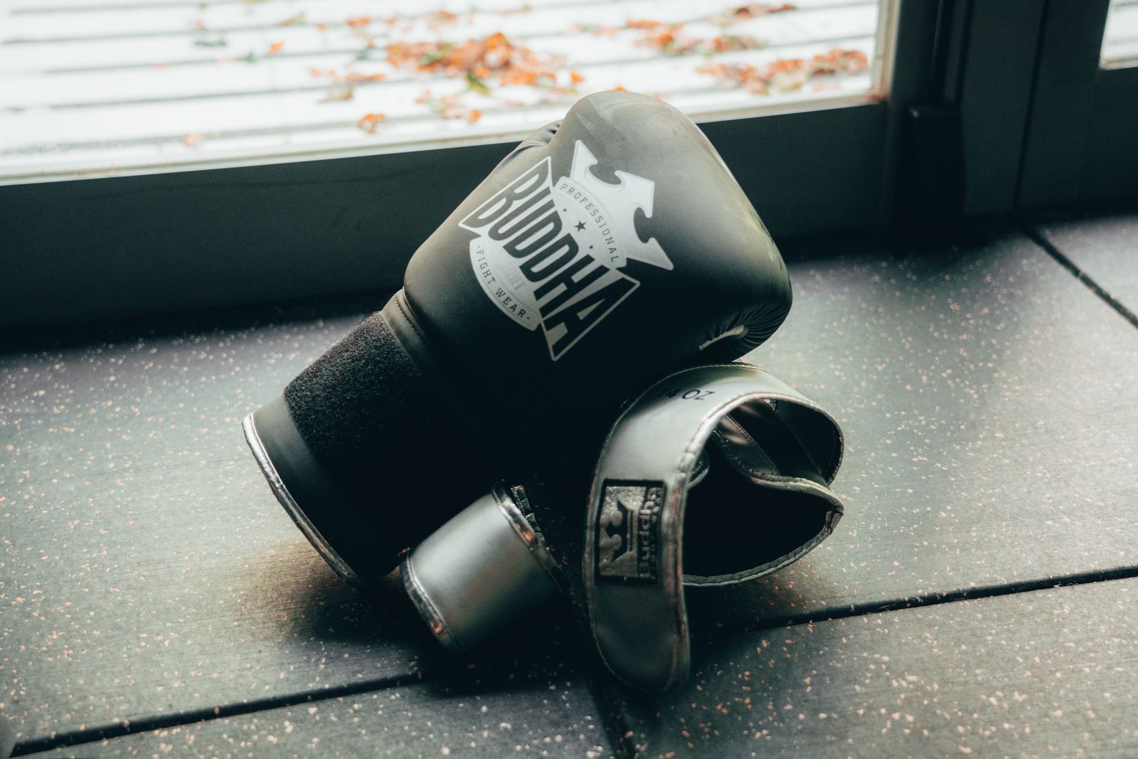 Young MMA prospect wrapping hands before training