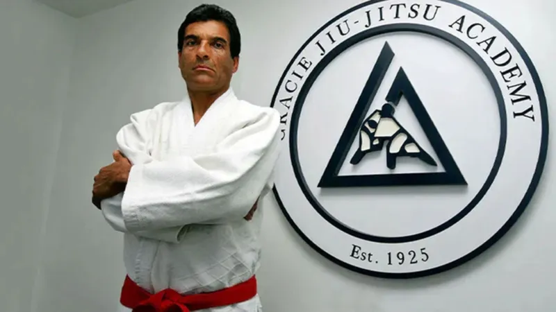 Rorion Gracie, co-creator of the UFC, at the Gracie Jiu-Jitsu Academy
