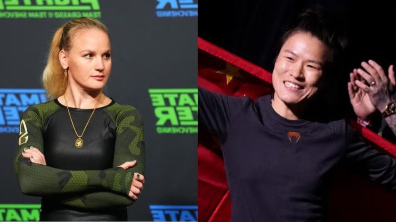 Valentina Shevchenko and Zhang Weili face off ahead of their UFC 322 flyweight title fight