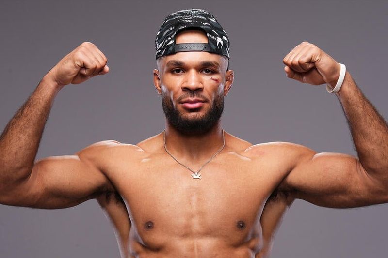 Christian Leroy Duncan backstage before a UFC event