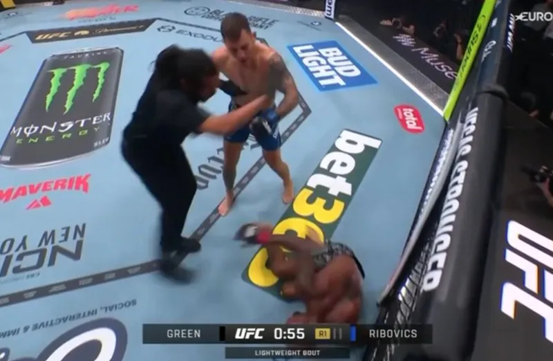 Esteban Ribovics stops King Green at UFC 332