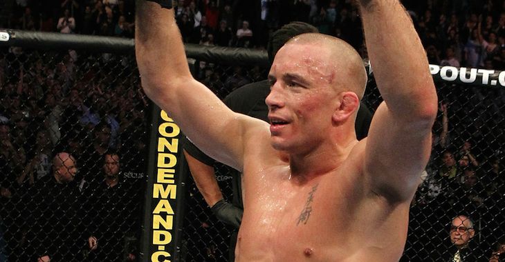Georges St-Pierre celebrates a title win built on elite guard passing in MMA
