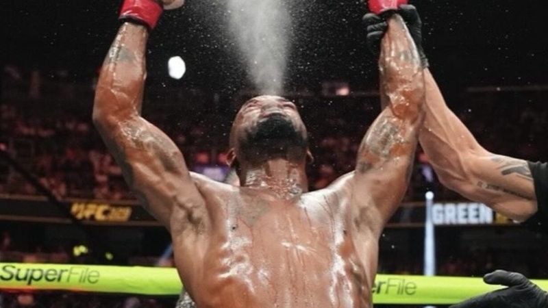 King Green celebrates a win, set to fight Esteban Ribovics on the UFC 332 main card