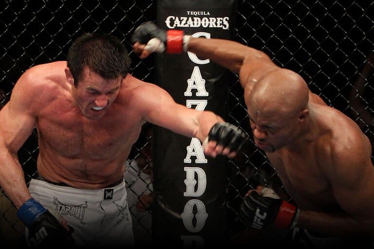 Anderson Silva triangle choke submission over Chael Sonnen at UFC 117